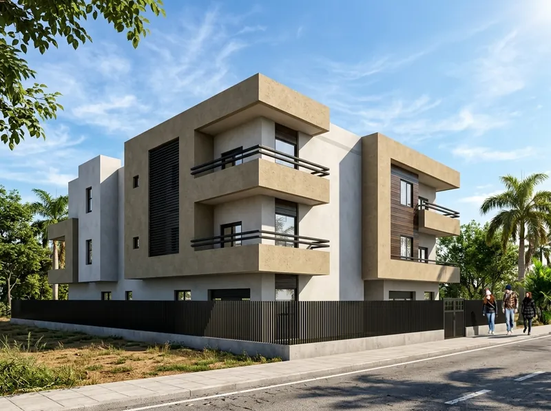 Visuel de conception d'un immeuble d'habitation