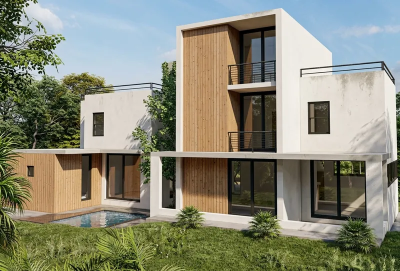 Example façade option 2